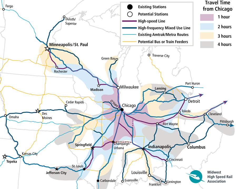 midwest travel times