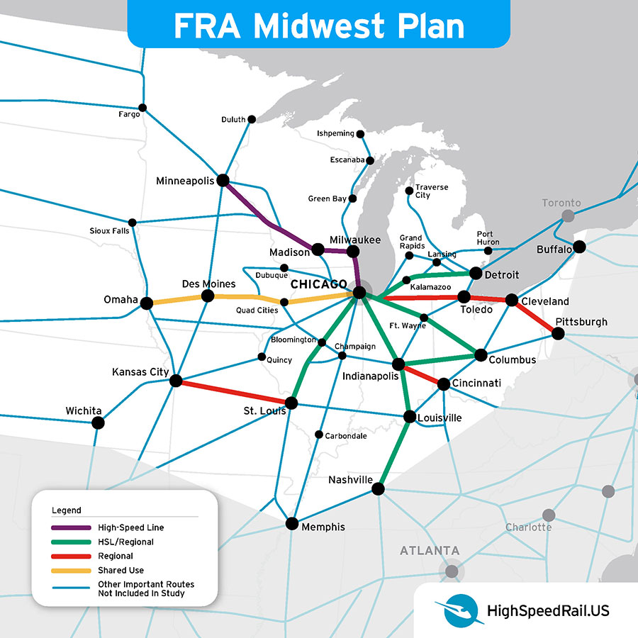 High Speed Rail in the Midwest | High Speed Rail Alliance