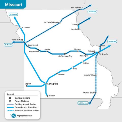 High Speed Rail in Missouri | High Speed Rail Alliance